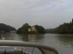 In the early morning on the way from COLLONGES to LYON, the ILE BARBE